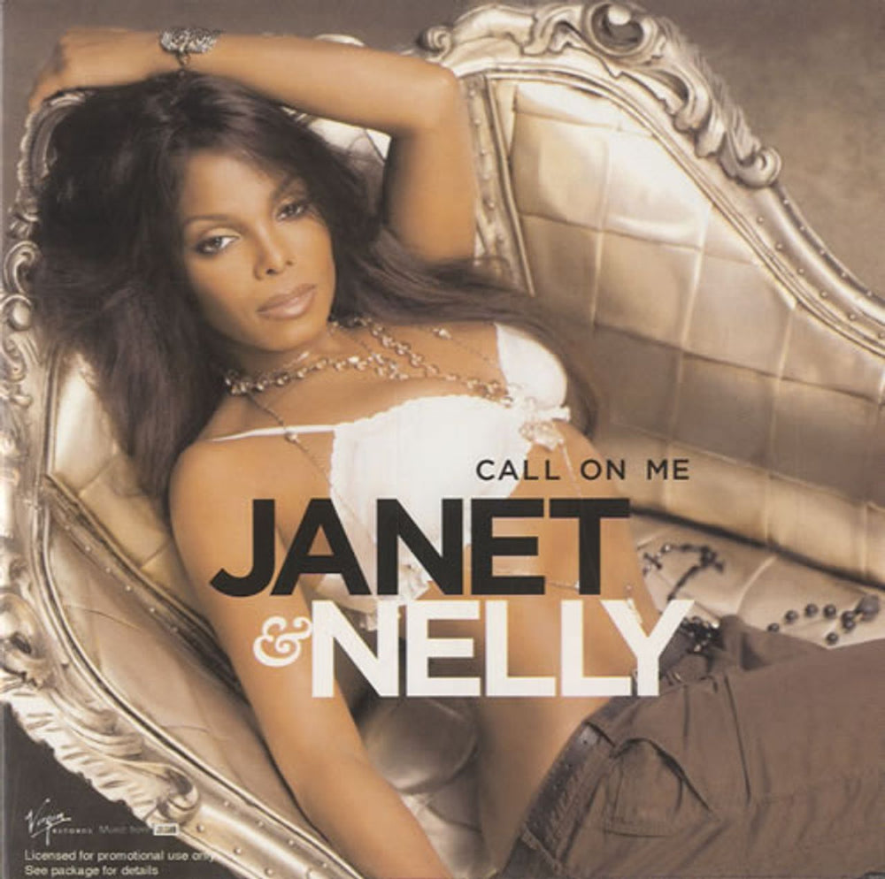 Janet Jackson Call On Me UK Promo CD single (CD5 / 5") 0946369123