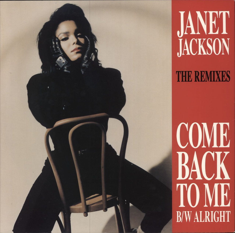 Janet Jackson Come Back To Me: Remixes UK 12" vinyl single (12 inch record / Maxi-single) USAF681