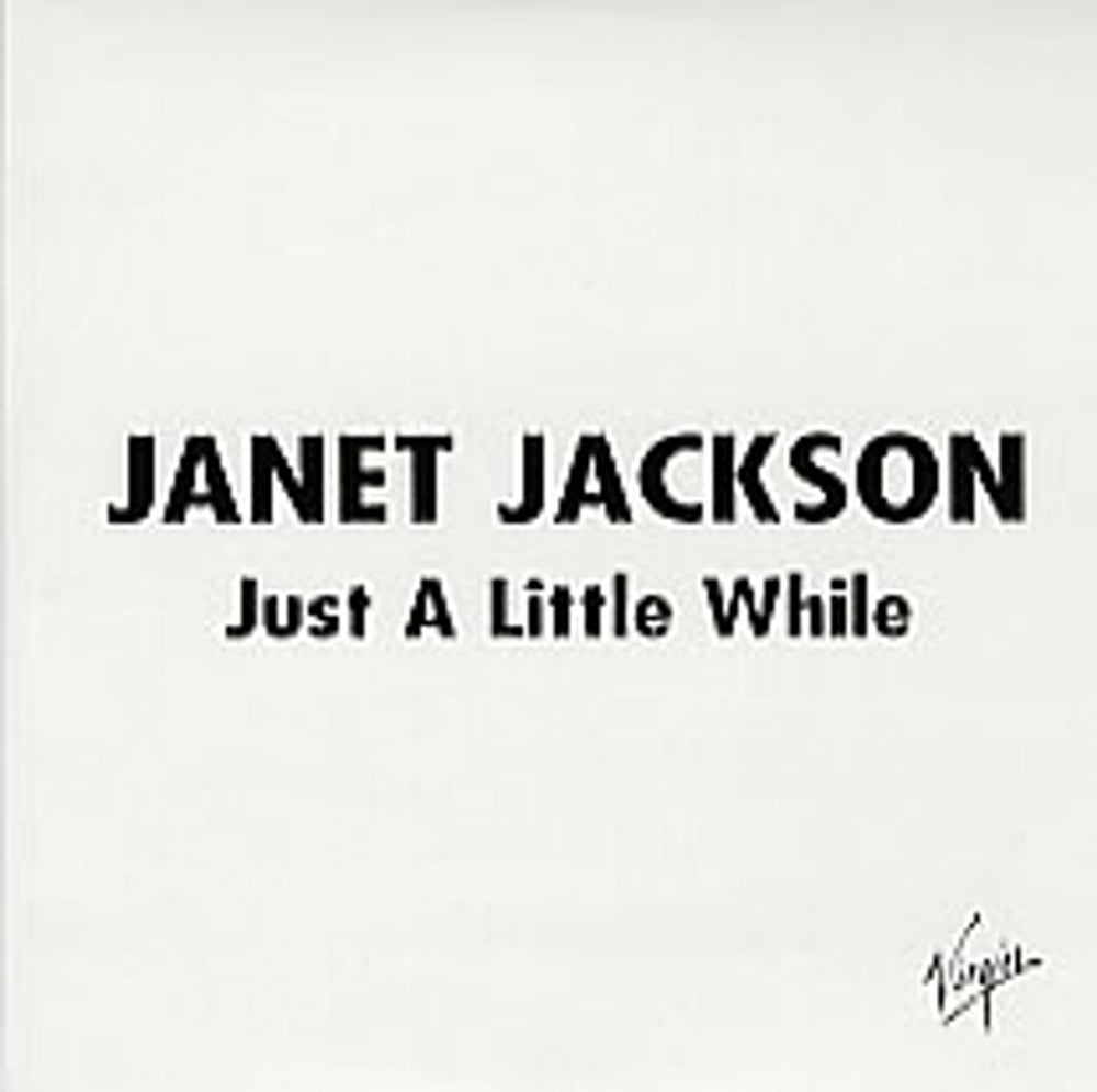 Janet Jackson Just A Little While Spanish Promo CD single (CD5 / 5") JANET1