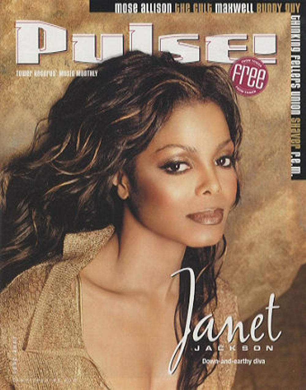 Janet Jackson Pulse! US magazine JUNE 2001