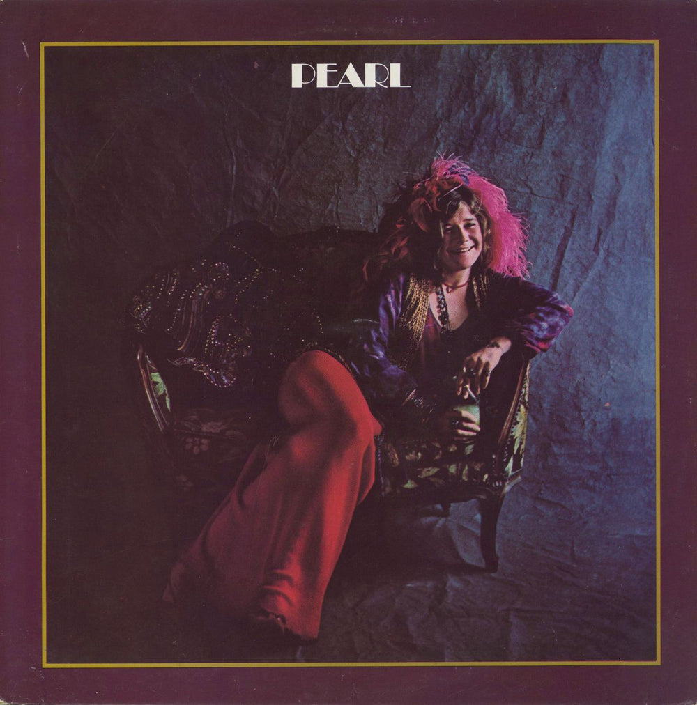 Janis Joplin Pearl - 1st - VG UK vinyl LP album (LP record) 64188