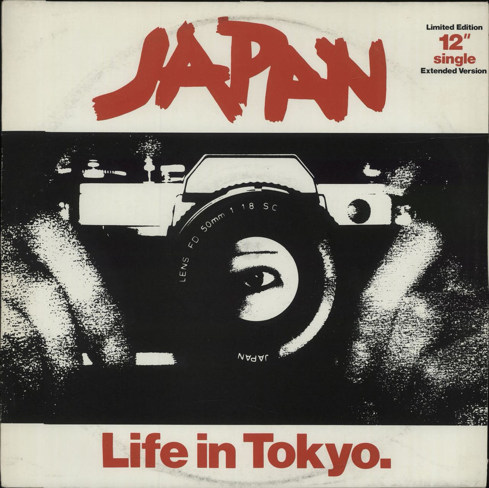 Japan Life In Tokyo - Red Vinyl + P/S UK 12" vinyl single (12 inch record / Maxi-single) AHAD540