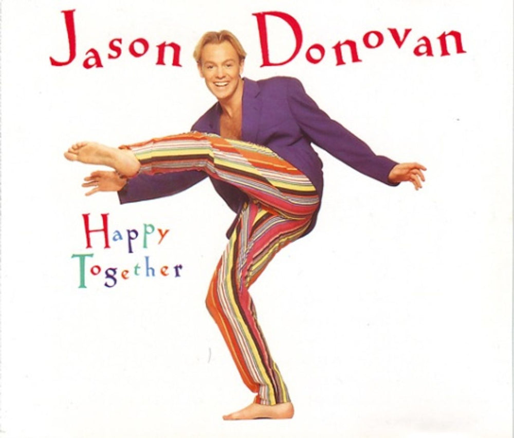 Jason Donovan Happy Together UK CD single (CD5 / 5") PWCD203