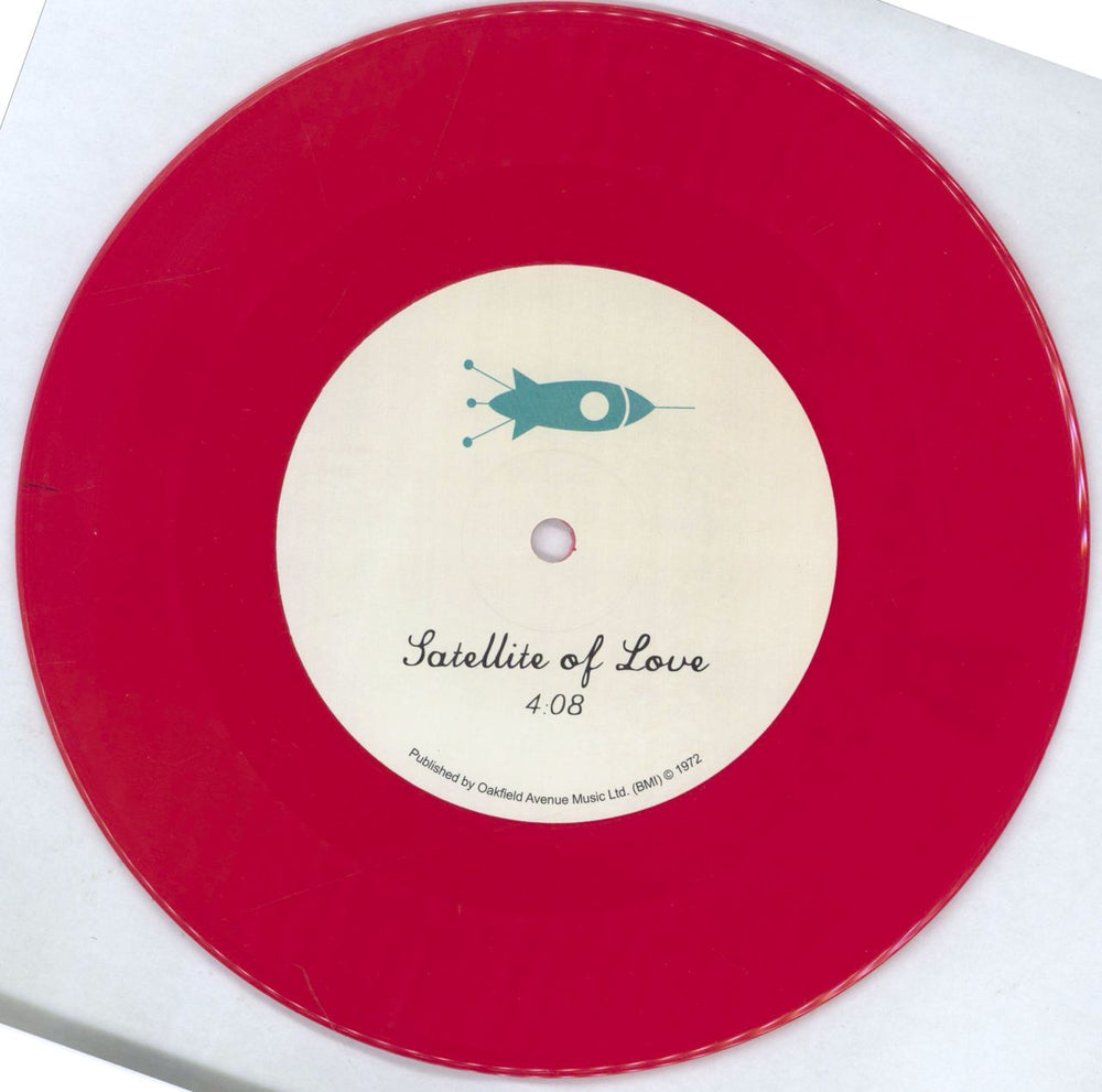 Jason Lytle Satellite Of Love: Mars OST - Red Vinyl US 7" vinyl single (7 inch record / 45) JT707SA767087