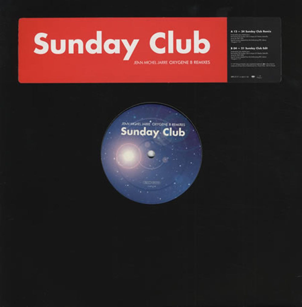 Jean-Michel Jarre Oxygene 8 Remixes - Sunday Club UK Promo 12" vinyl single (12 inch record / Maxi-single) XPR3117