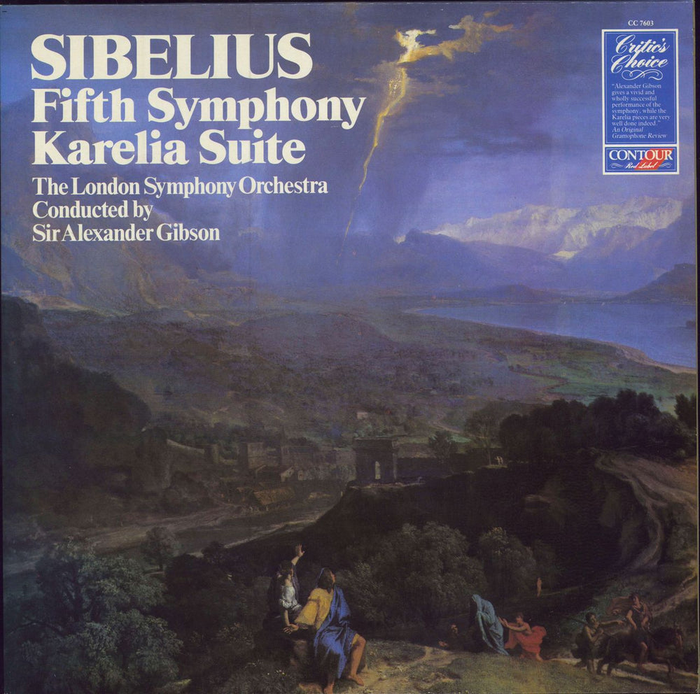 Jean Sibelius Fifth Symphony / Karelia Suite UK vinyl LP album (LP record) CC7603