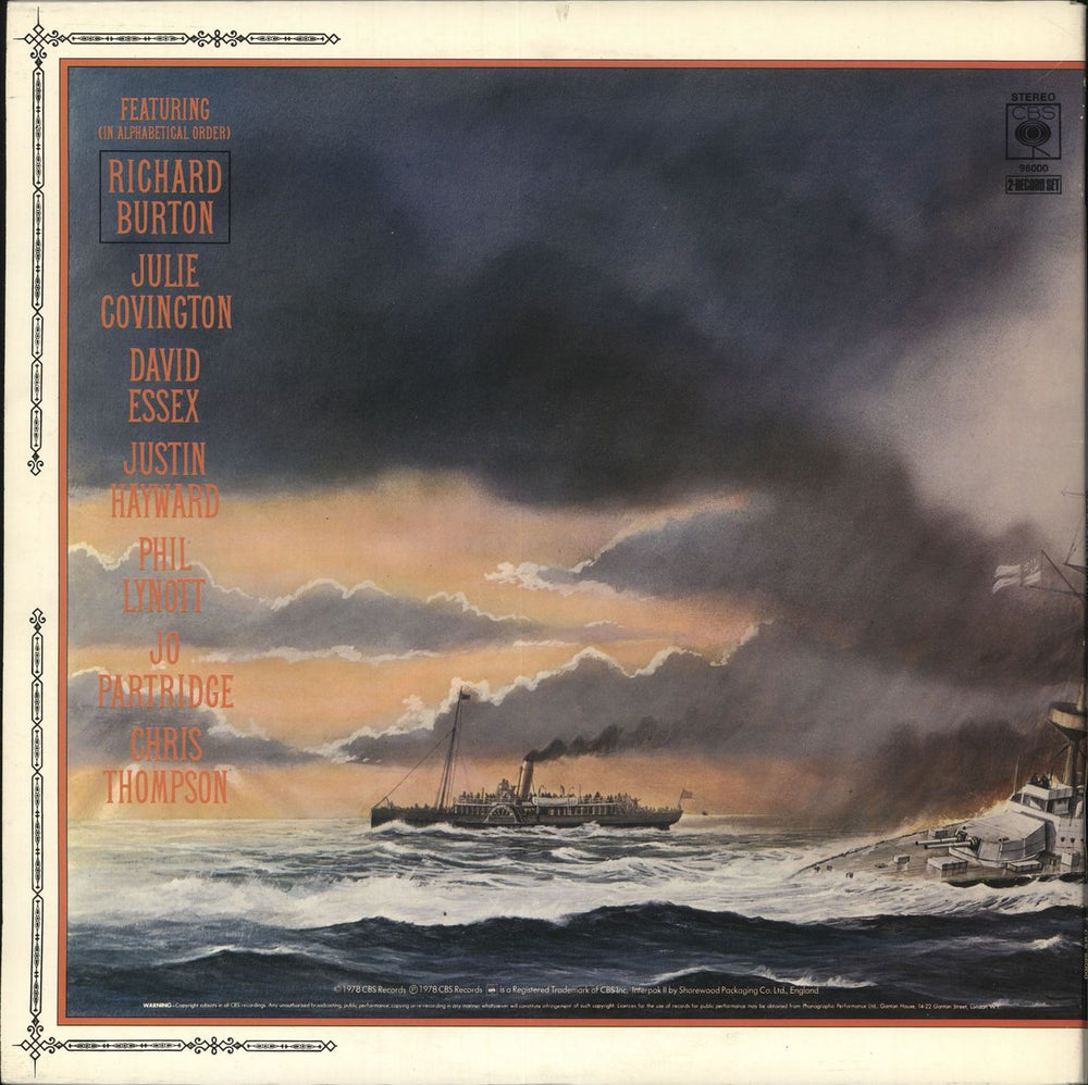 Jeff Wayne The War Of The Worlds - 1st - Circular stickered p/s - EX UK 2-LP vinyl record set (Double LP Album)