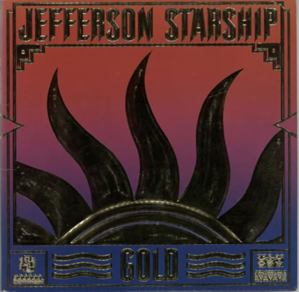 Jefferson Starship Gold + 7" UK vinyl LP album (LP record) FL13247