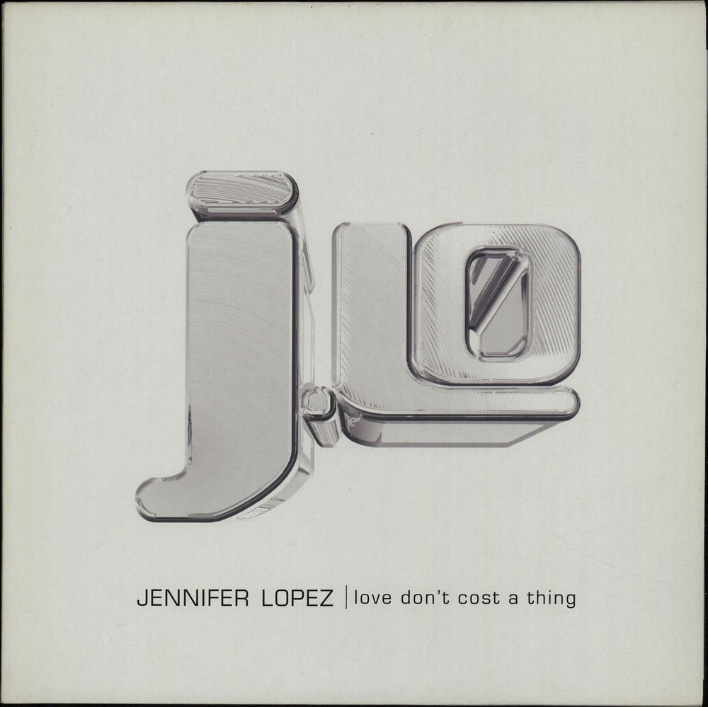 Jennifer Lopez Love Don't Cost A Thing (Full Intention Mixes) UK Promo 12" vinyl single (12 inch record / Maxi-single) XPR3443