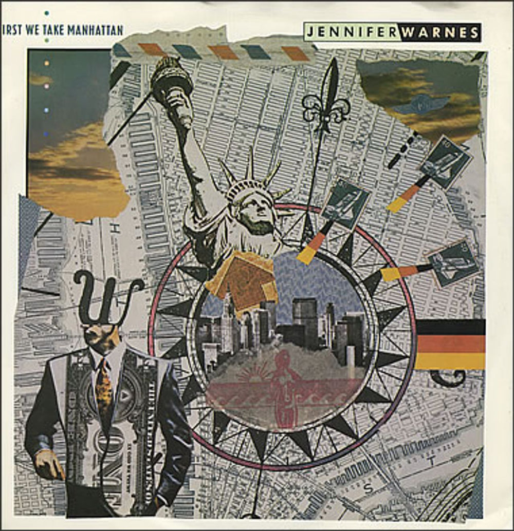 Jennifer Warnes First We Take Manhattan UK 12" vinyl single (12 inch record / Maxi-single) PT49710