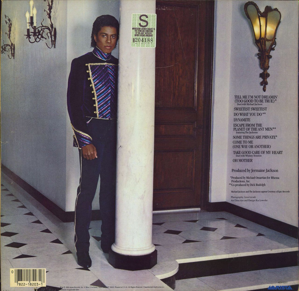 Jermaine Jackson Jermaine Jackson US vinyl LP album (LP record) 078221820310