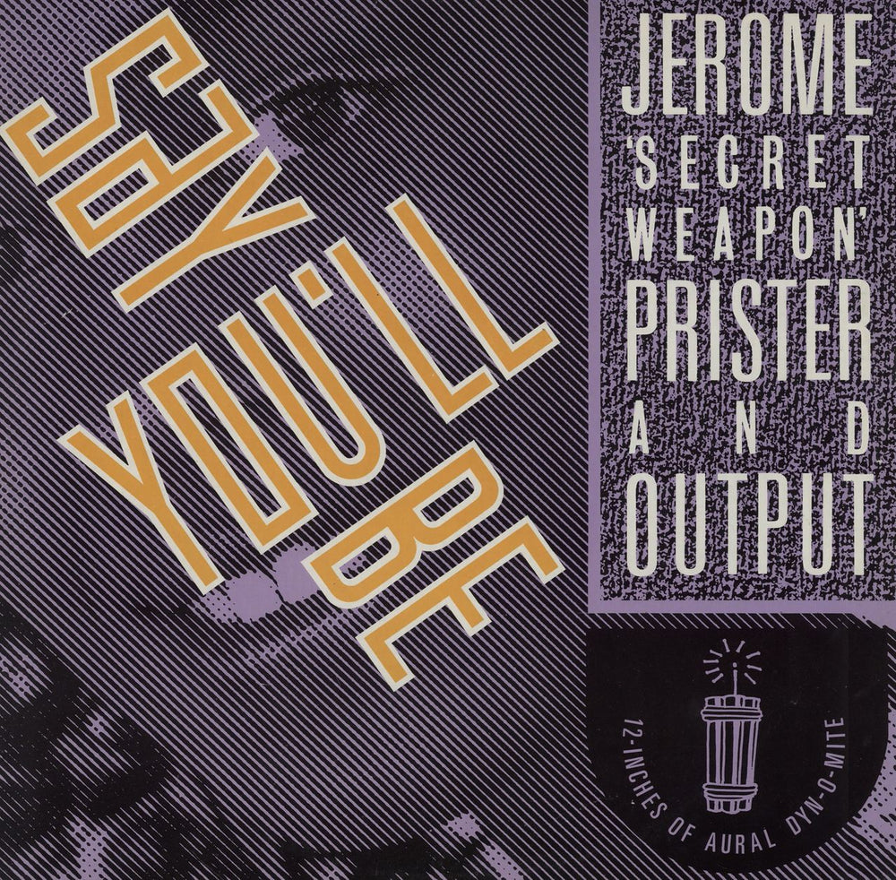 Jerome Prister Say You'll Be UK 12" vinyl single (12 inch record / Maxi-single) SDT4