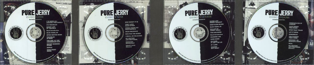 Jerry Garcia Pure Jerry: Lunt-Fontanne, New York City, October 31, 1987 US 4-CD album set JGC4CPU758384