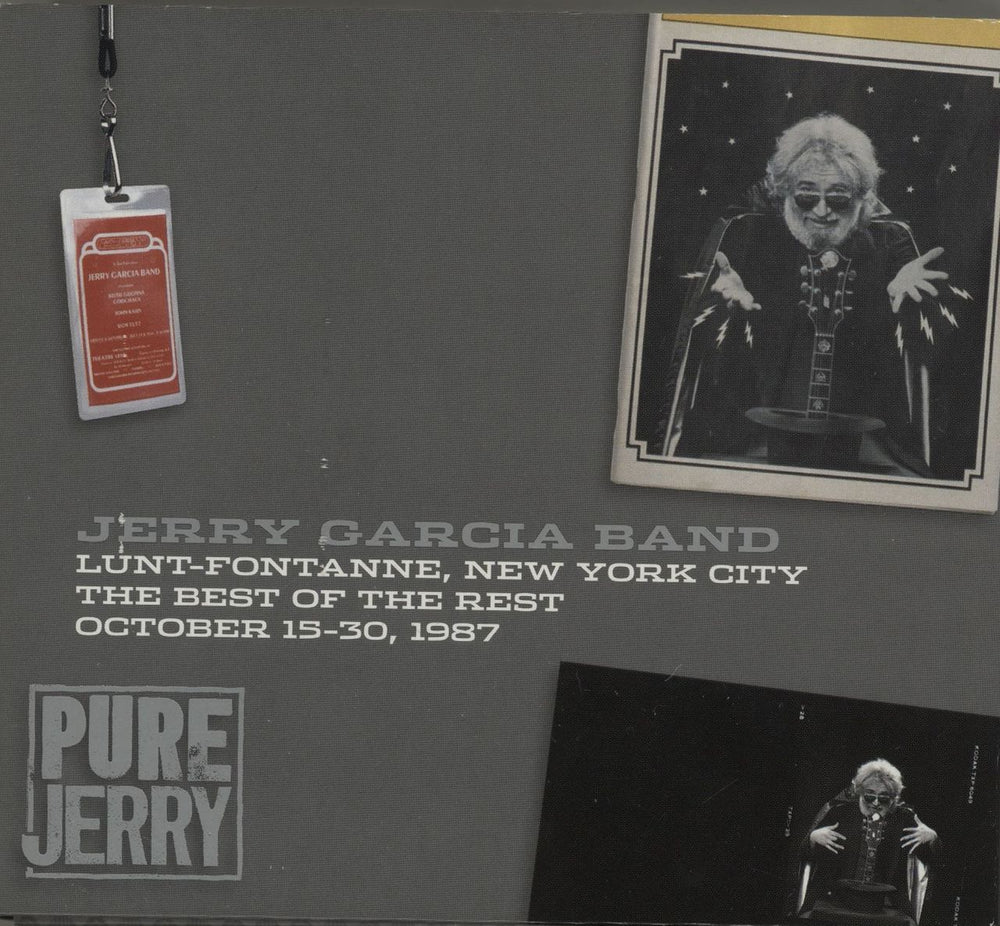 Jerry Garcia Pure Jerry: Lunt-Fontanne, New York City, The Best Of The Rest, October 15-30, 1987 US 3-CD album set (Triple CD) JGCD-0003