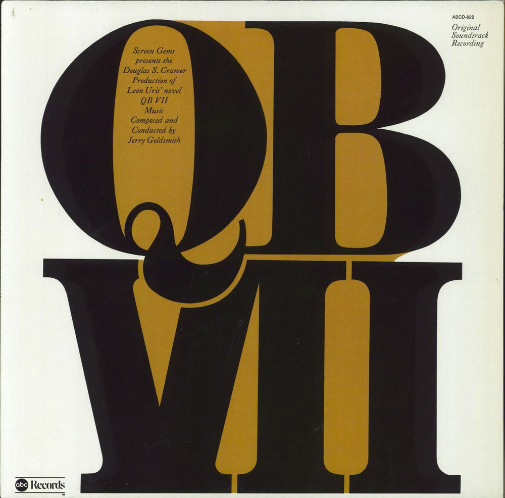 Jerry Goldsmith QB VII OST German vinyl LP album (LP record) 254890-1