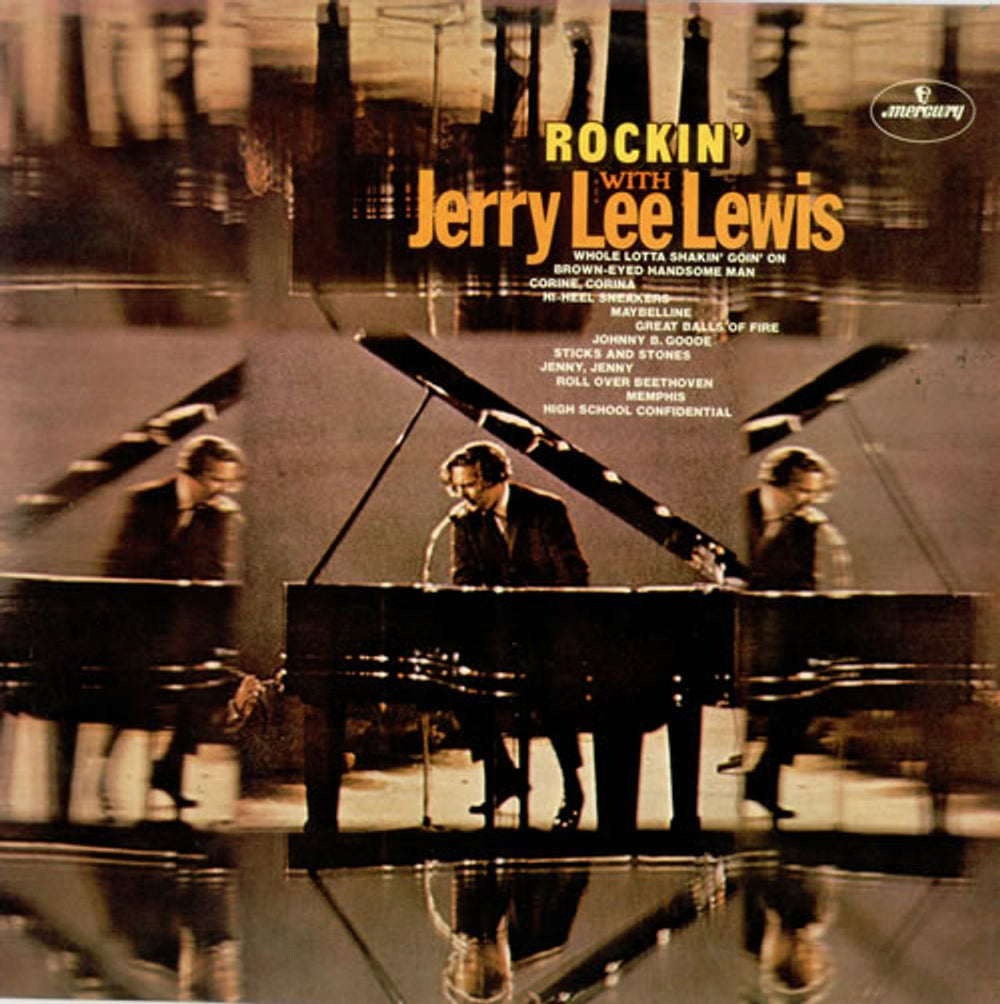 Jerry Lee Lewis Rockin' With Jerry Lee Lewis - EX UK vinyl LP album (LP record) 6336300