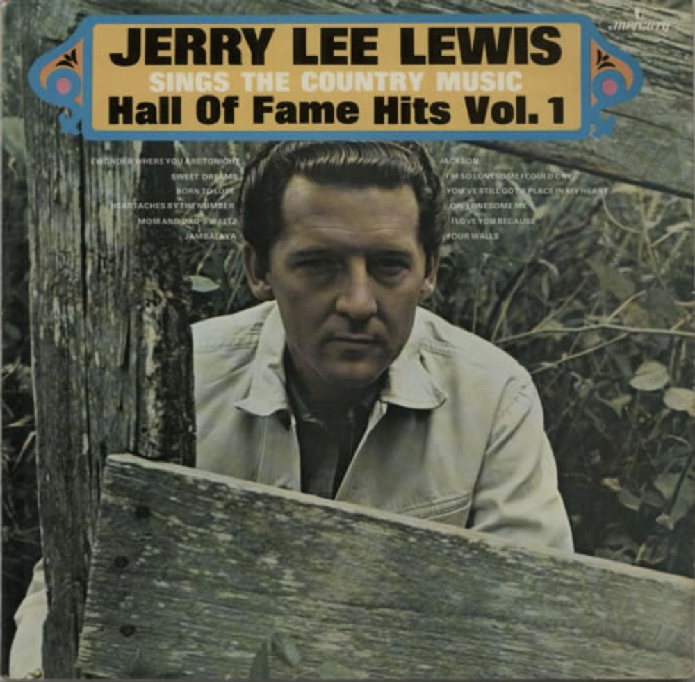 Jerry Lee Lewis Sings The Country Music Hall Of Fame Hits Volume 1 UK vinyl LP album (LP record) 20157SMCL