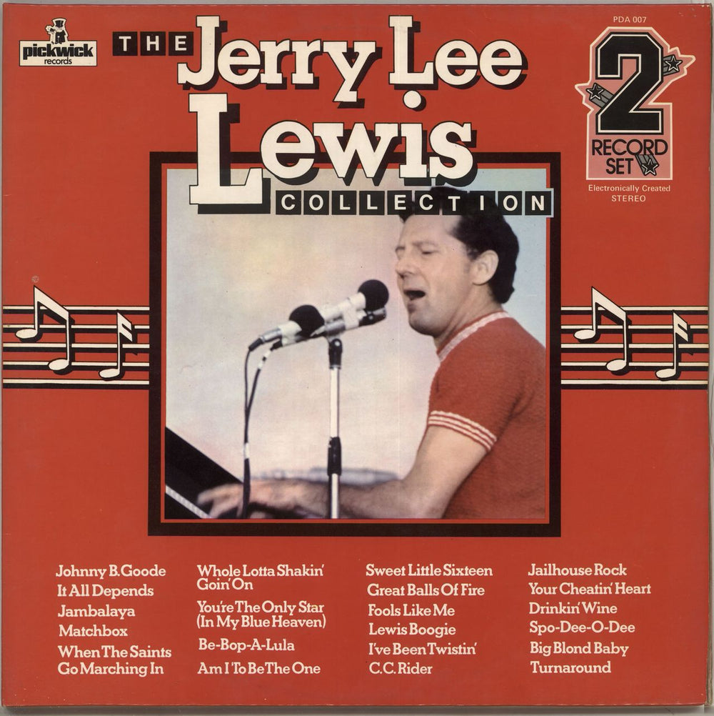 Jerry Lee Lewis The Jerry Lee Lewis Collection UK 2-LP vinyl record set (Double LP Album) PDA007