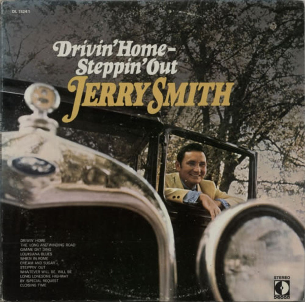 Jerry Smith Drivin' Home - Steppin' Out US vinyl LP album (LP record) DL75241