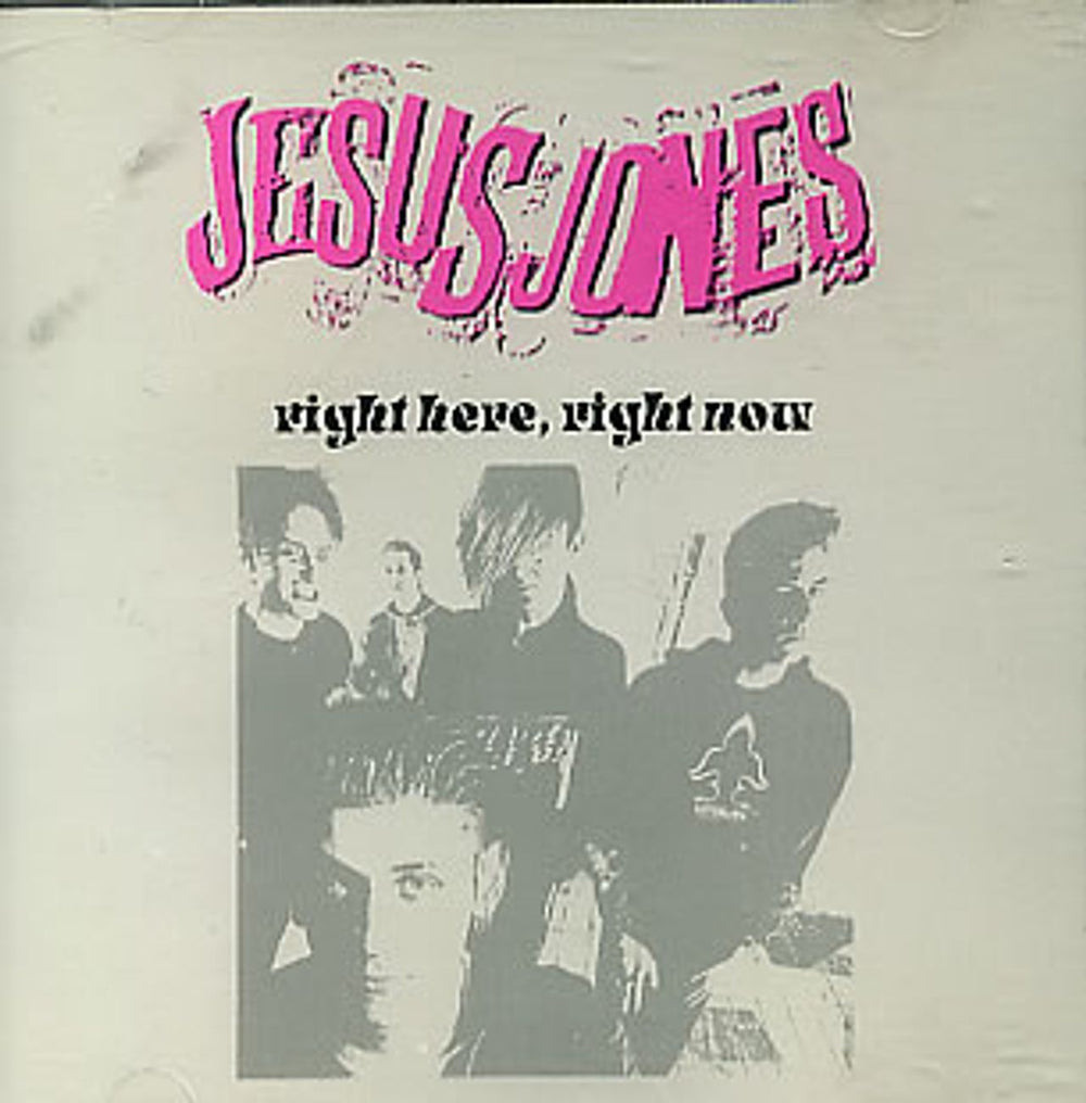 Jesus Jones Right Here, Right Now US Promo CD single (CD5 / 5") DPRO-05376