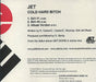 Jet Cold Hard Bitch US Promo CD single (CD5 / 5") PRCD1989