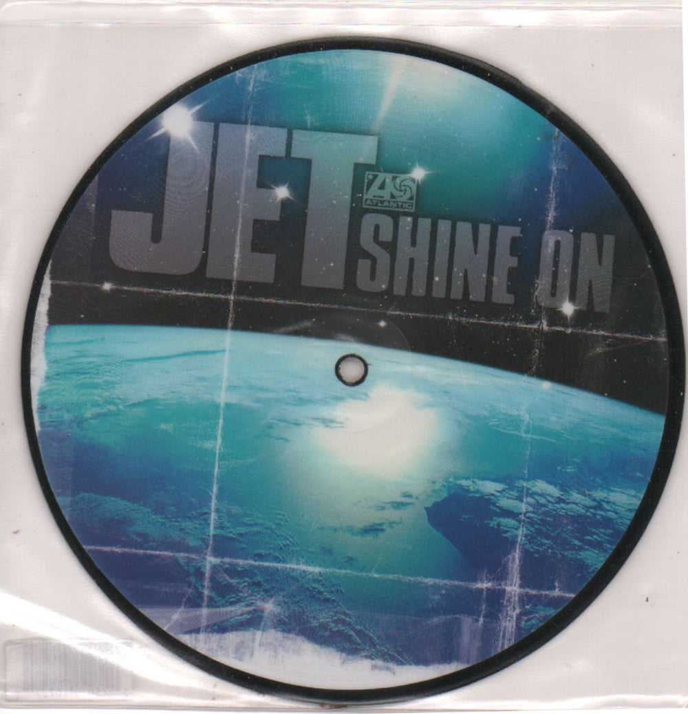 Jet Shine On UK 7" vinyl picture disc (7 inch picture disc single) AT0270X