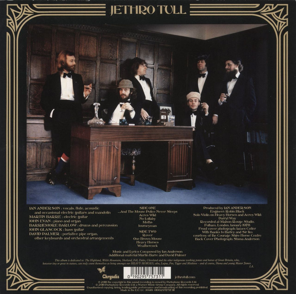 Jethro Tull Heavy Horses (Steven Wilson Remix) - 180gram Vinyl UK vinyl LP album (LP record) 190295757311