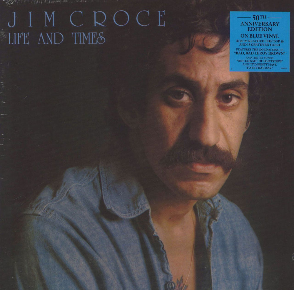 Jim Croce Life And Times - Sealed - Blue Vinyl US vinyl LP album (LP record) 53887841