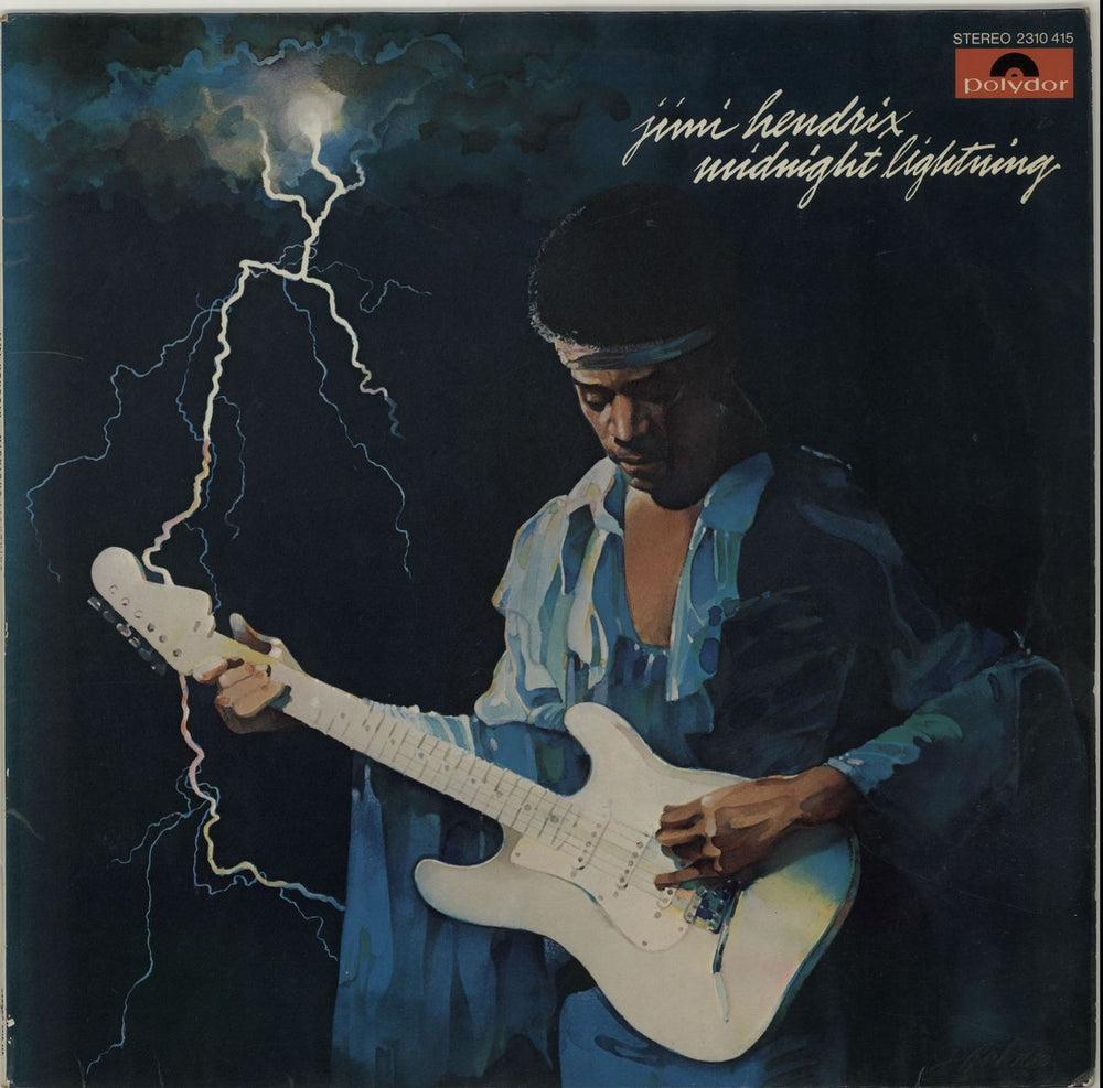 Jimi Hendrix Midnight Lightning German vinyl LP album (LP record) 2310415