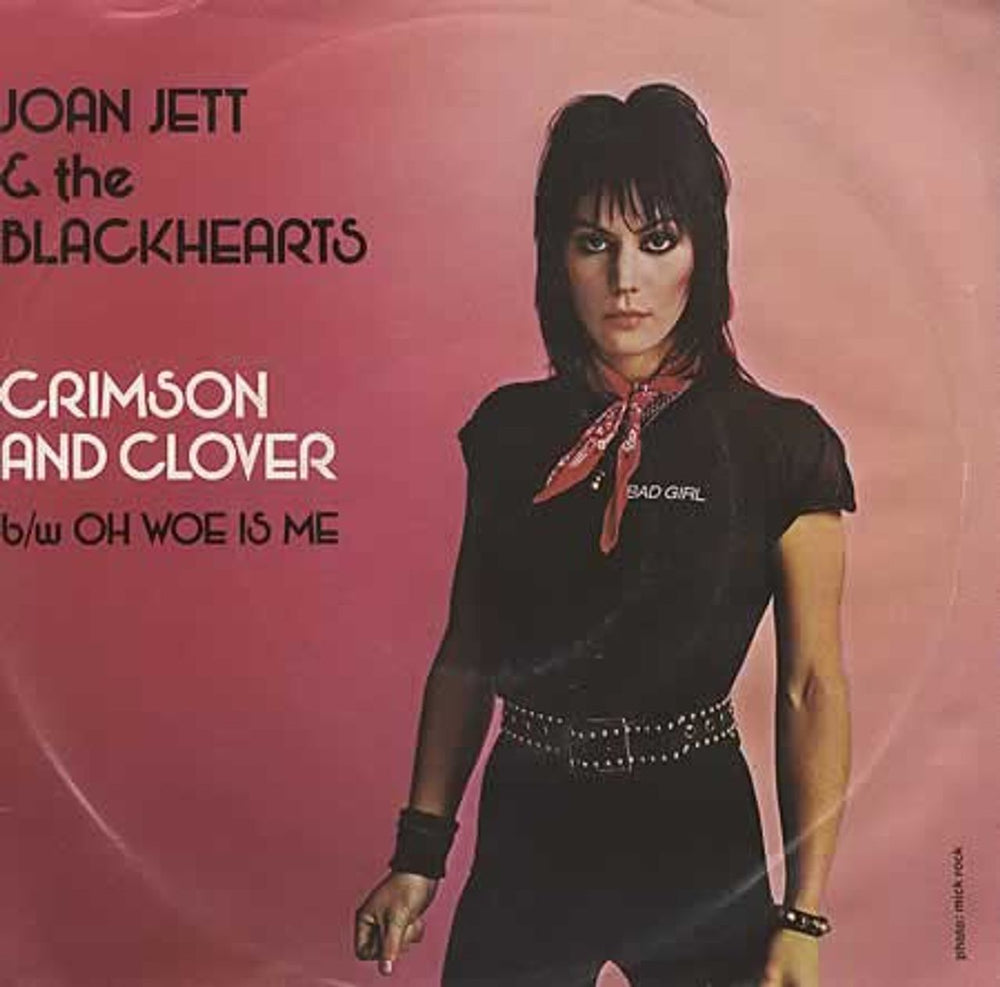 Joan Jett Crimson And Clover US 7" vinyl single (7 inch record / 45) NB7-11-144