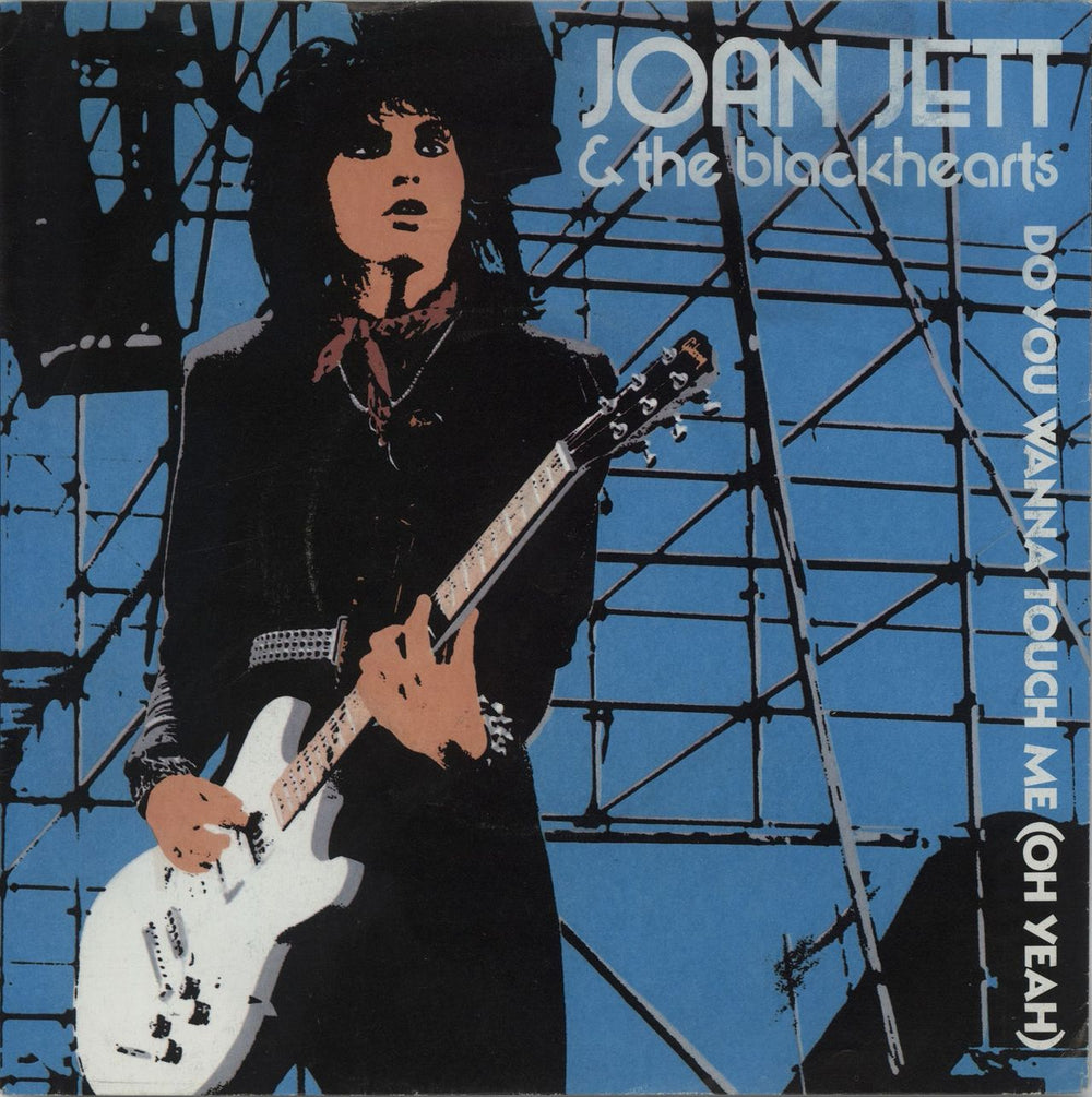 Joan Jett Do You Wanna Touch Me (Oh Yeah) - A-label UK Promo 7" vinyl single (7 inch record / 45) EPCA2674