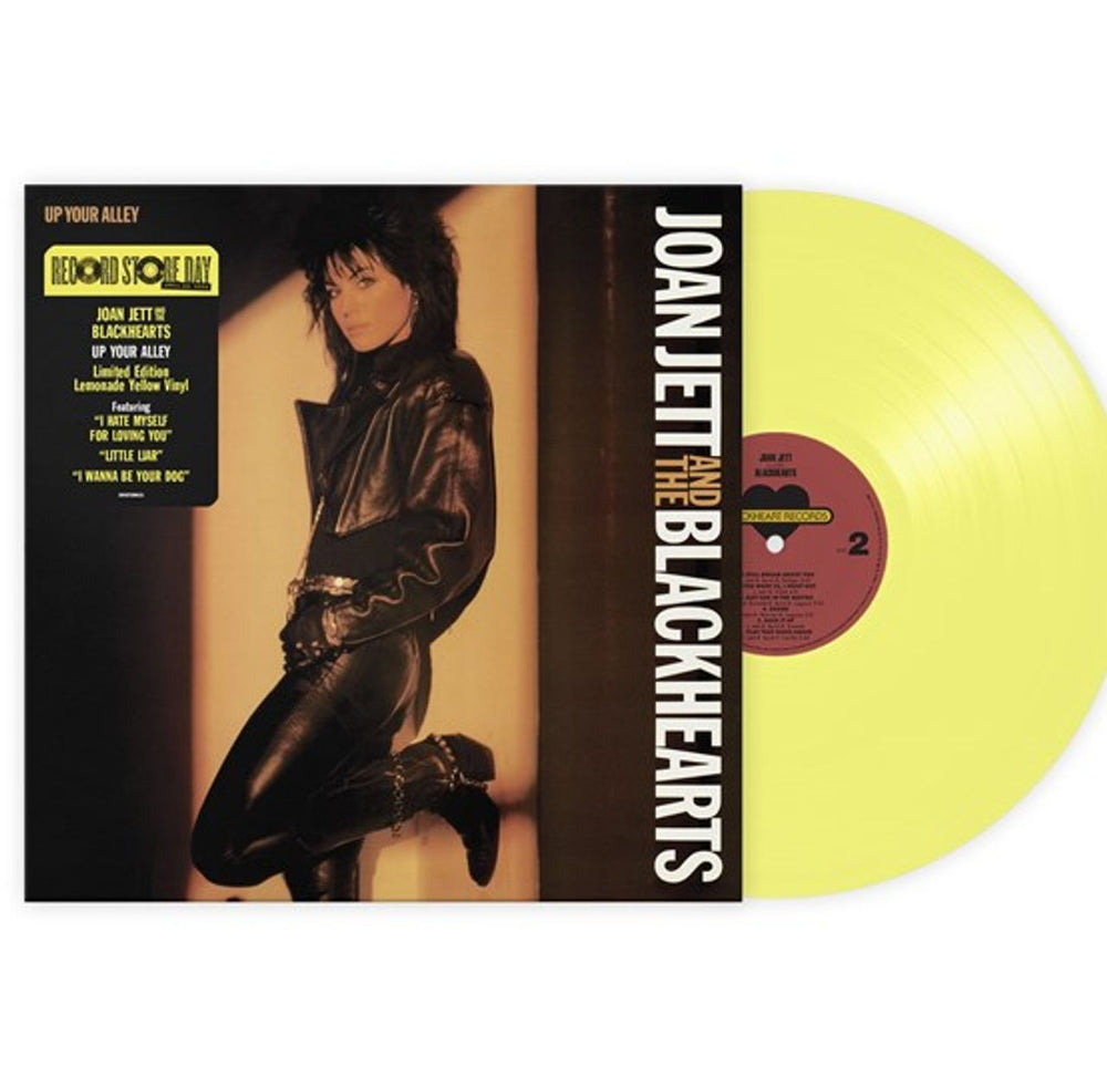 Joan Jett Up Your Alley - Lemonade Yellow Vinyl - RSD 2023 - Sealed UK vinyl LP album (LP record) JETLPUP810913