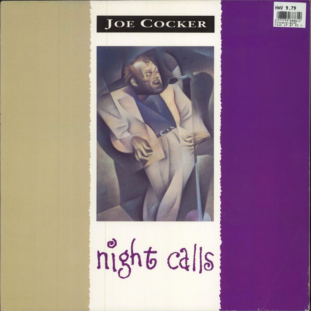 Joe Cocker Night Calls - EX UK vinyl LP album (LP record) ESTU2167