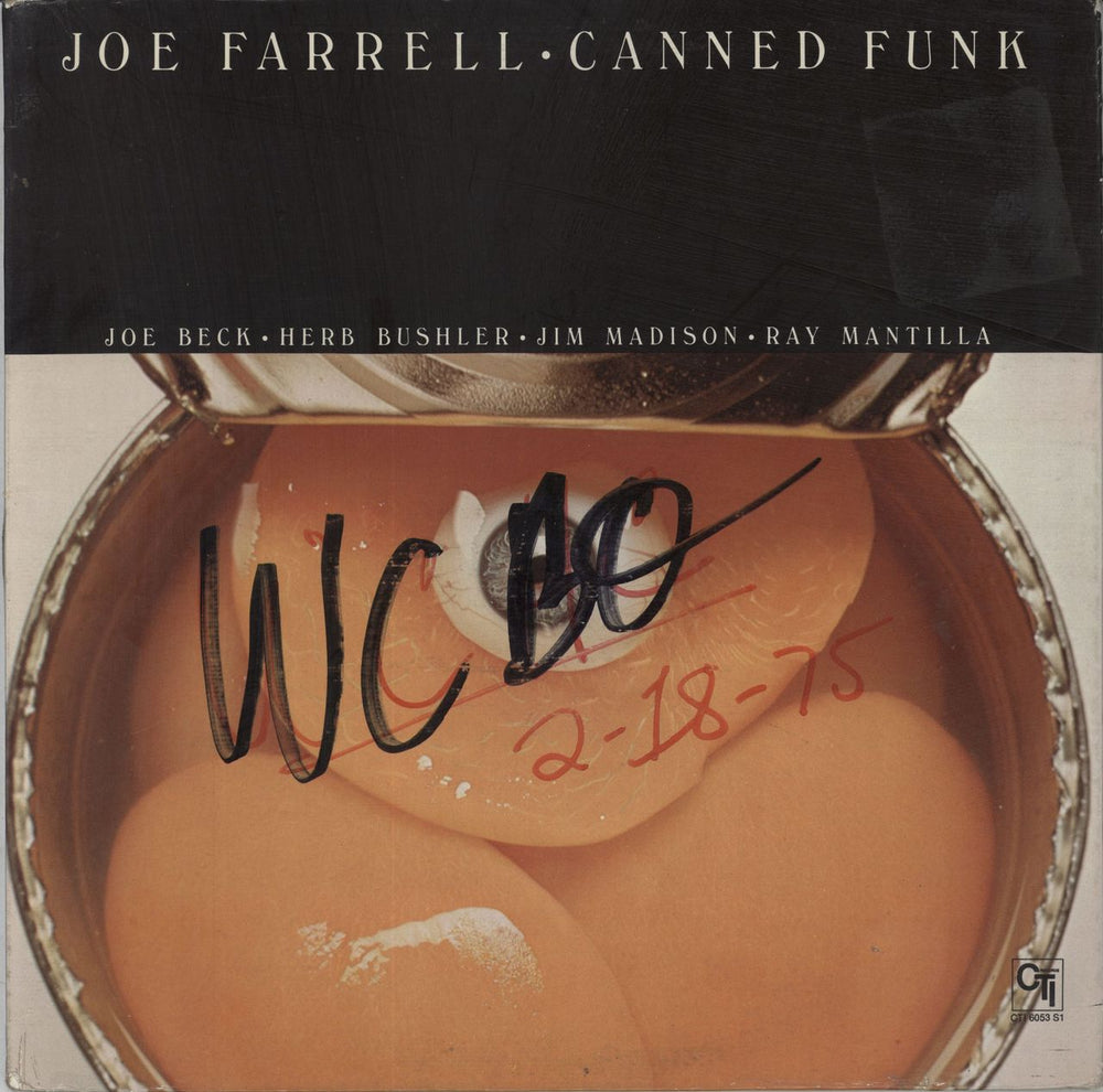 Joe Farrell Canned Funk - Promo US Promo vinyl LP album (LP record) CTI6053S1