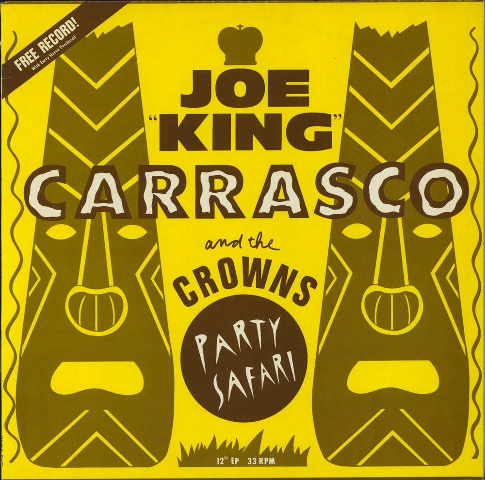 Joe "King" Carrasco Party Safari US 12" vinyl single (12 inch record / Maxi-single) HNEP3301