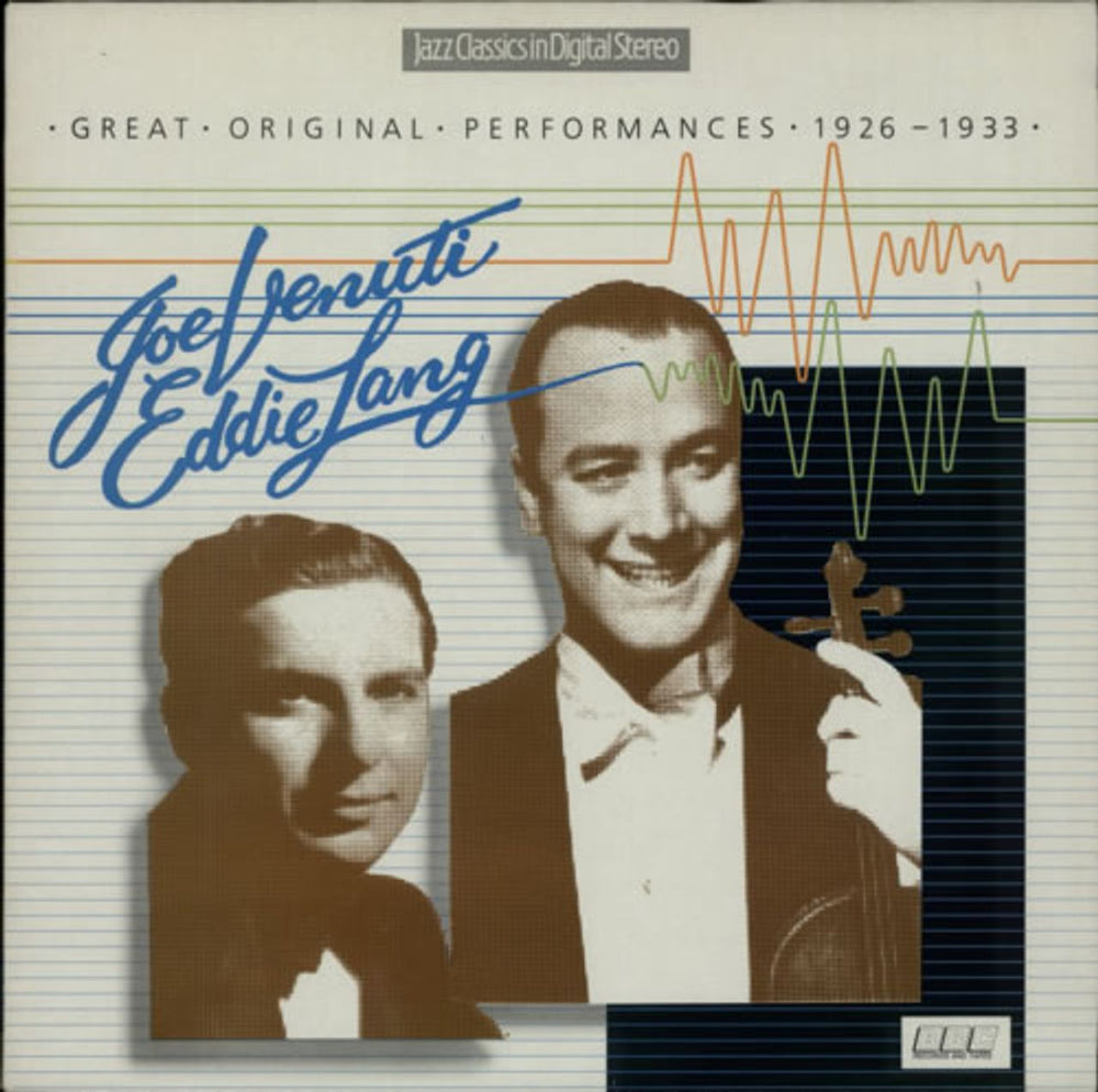 Joe Venuti Great Original Performances 1926-1933 UK vinyl LP album (LP record) REB644