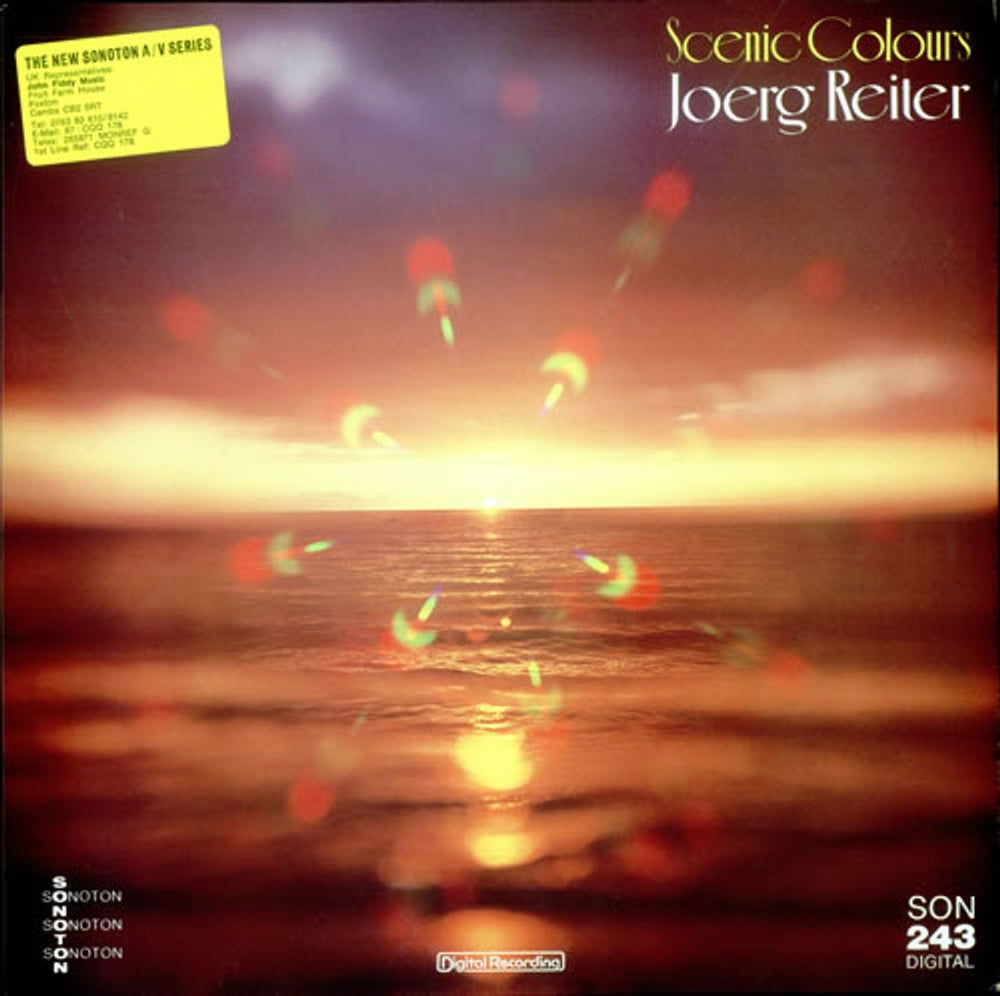 Joerg Reiter Scenic Colours German vinyl LP album (LP record) SON243