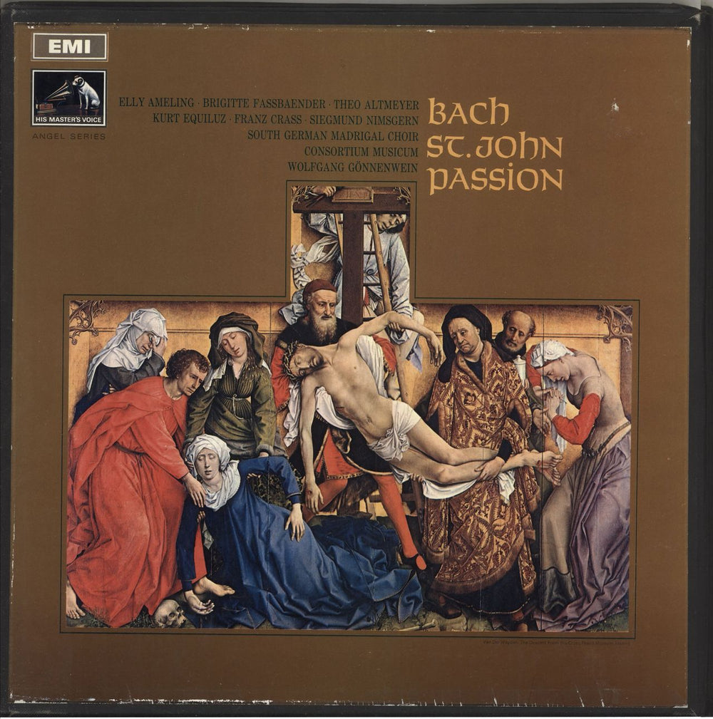 Johann Sebastian Bach Bach St. John Passion UK Vinyl Box Set SLS949/3