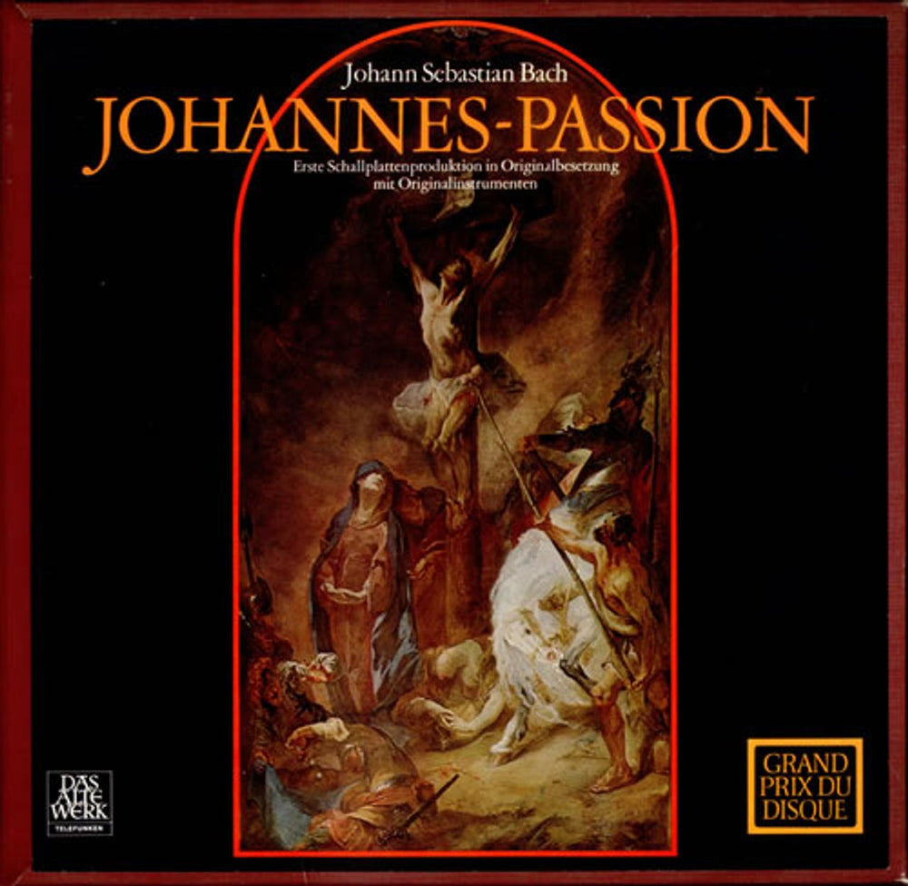 Johann Sebastian Bach Johnannes-Passion, BWV.245 German 3-LP vinyl record set (Triple LP Album) 6.35018