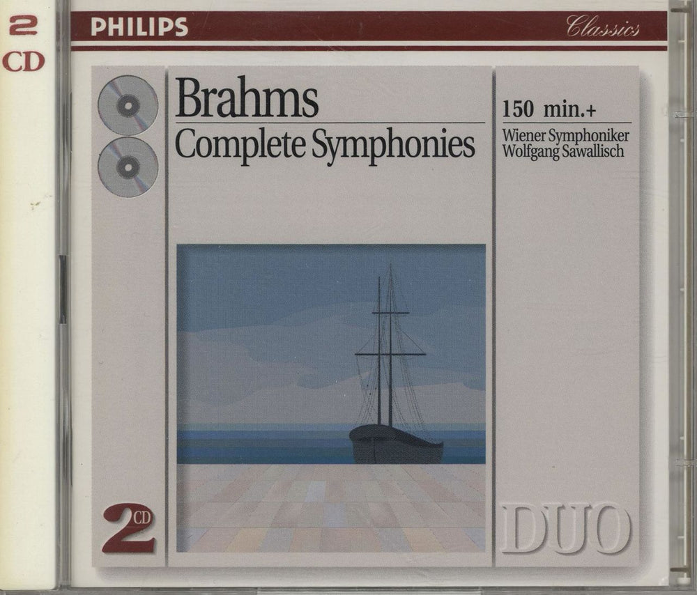 Johannes Brahms Complete Symphonies German 2 CD album set (Double CD) 438758-2