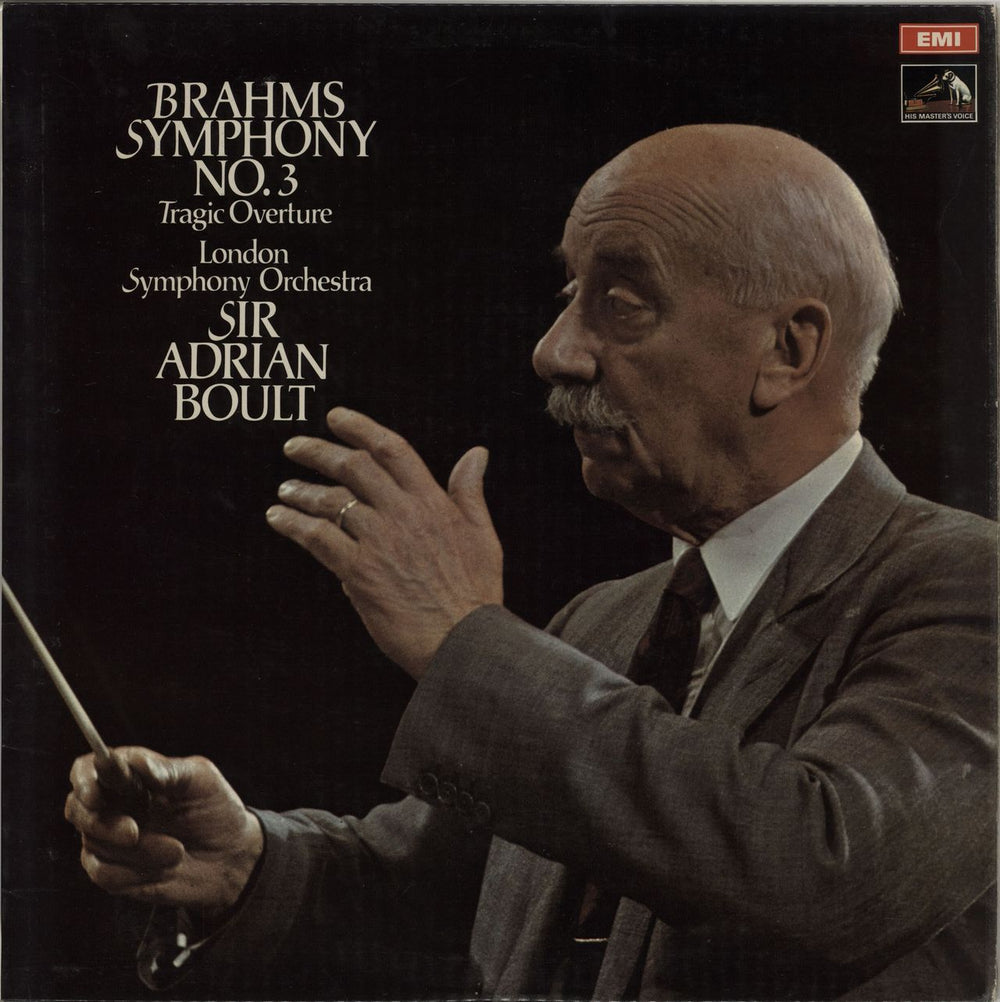 Johannes Brahms Symphony No. 3 in F Major / Tragic Overture - 1st UK vinyl LP album (LP record) ASD2660