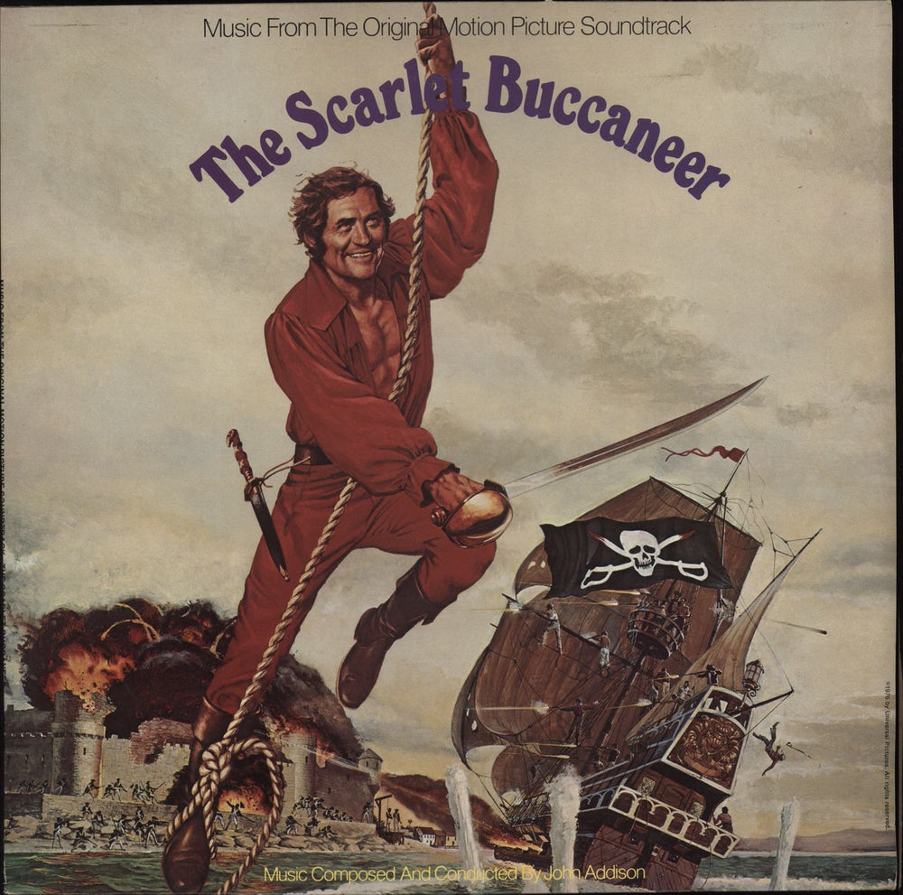 John Addison The Scarlet Buccaneer UK vinyl LP album (LP record) MCF2779