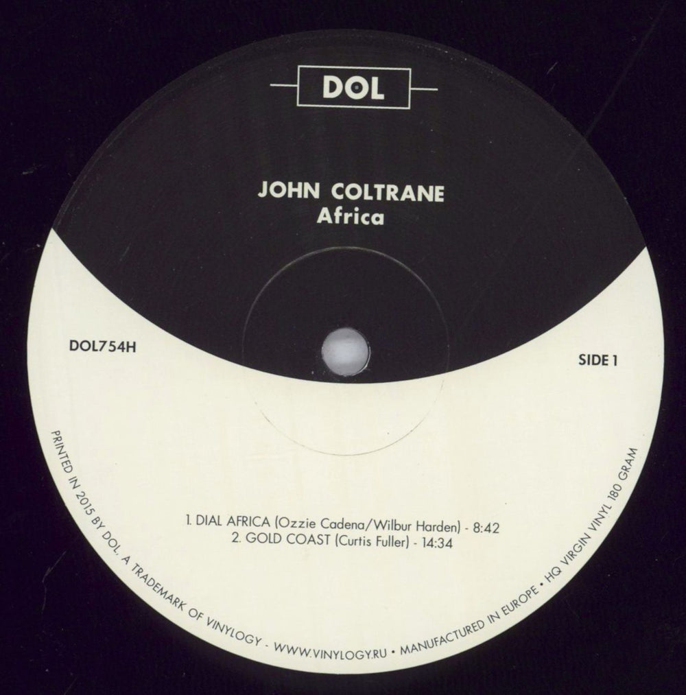 John Coltrane Africa UK vinyl LP album (LP record) JCOLPAF829937