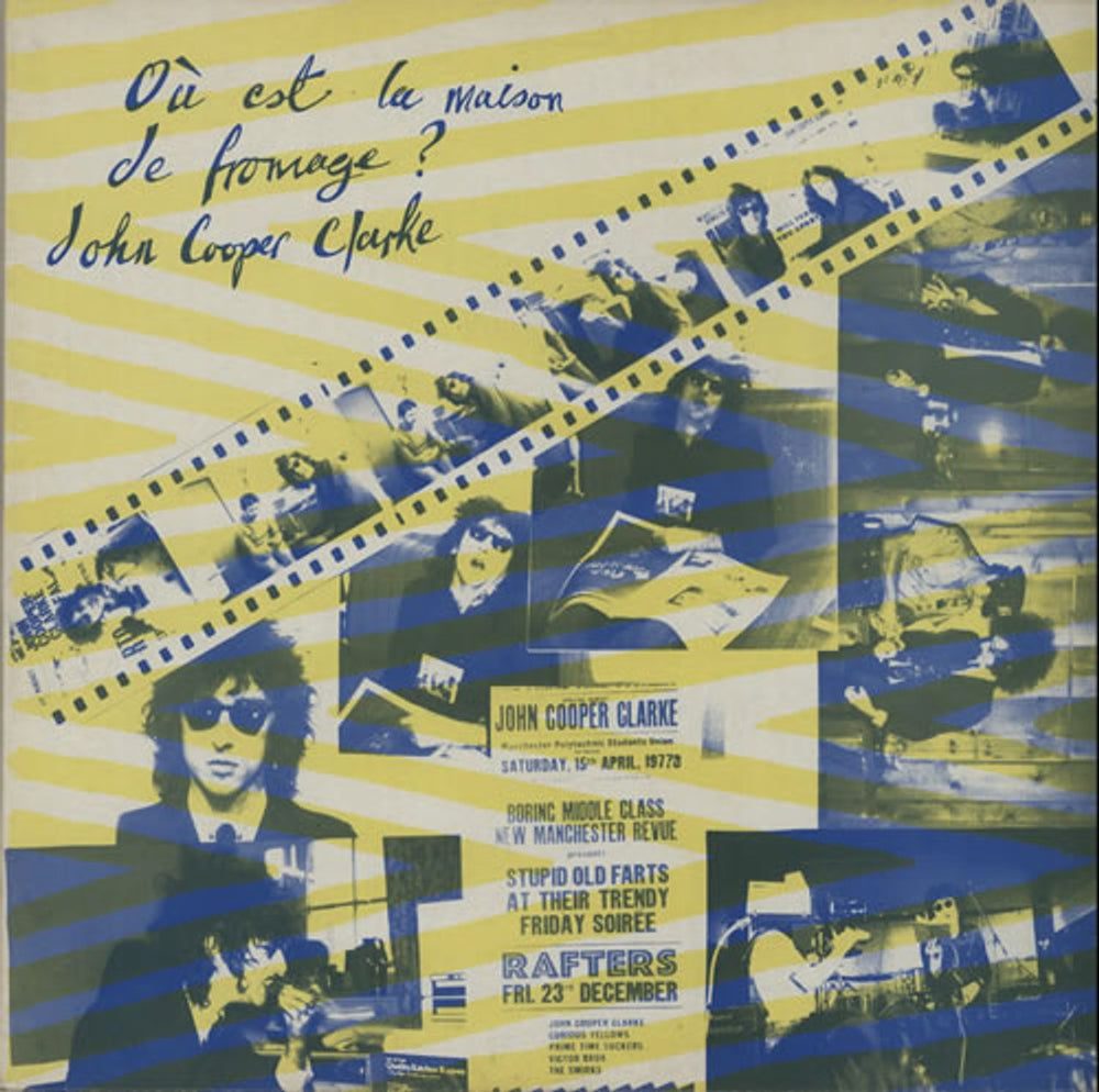 John Cooper Clarke Ou Est La Maison De Fromage? UK vinyl LP album (LP record) NOZE1