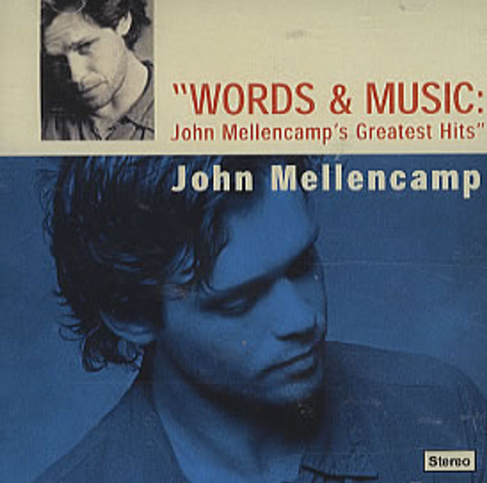 John Cougar Mellencamp Words & Music - John Mellencamp's Greatest Hits US Promo 2 CD album set (Double CD) CD-R ACETATES