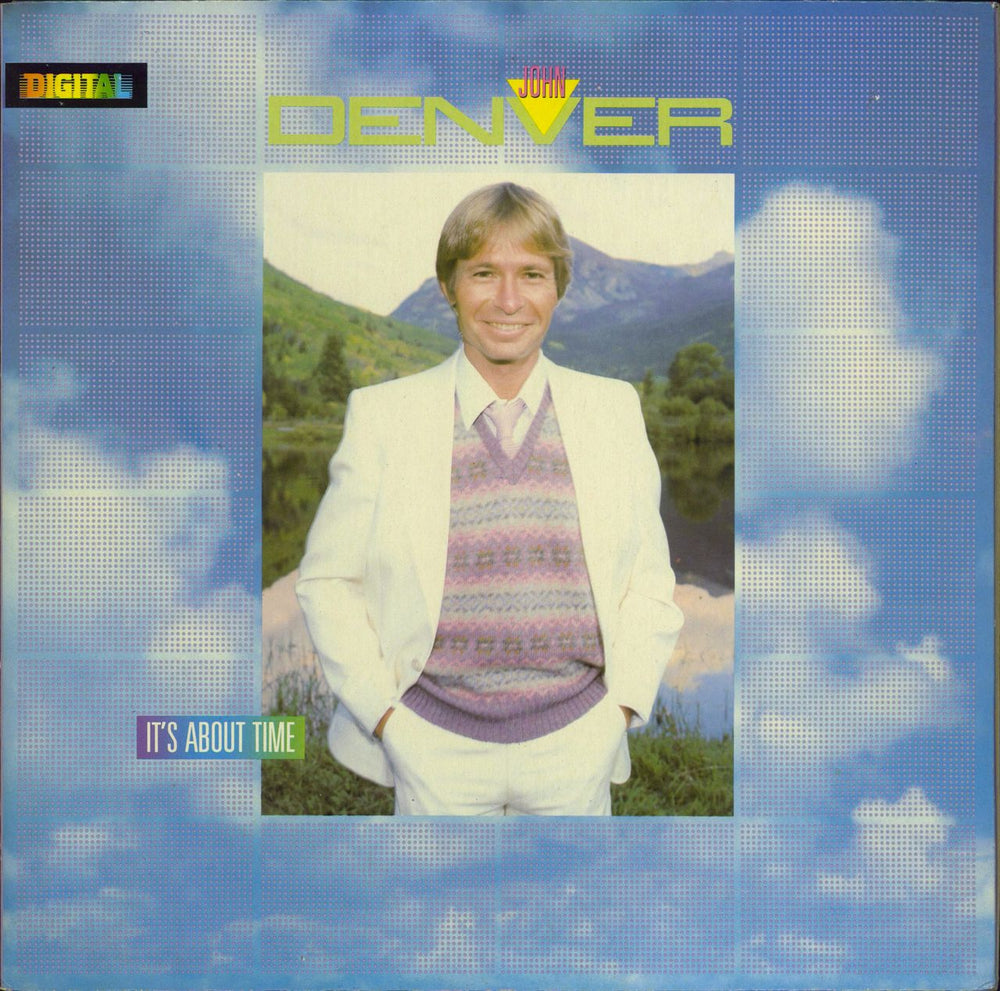 John Denver It's About Time Italian vinyl LP album (LP record) PL84740