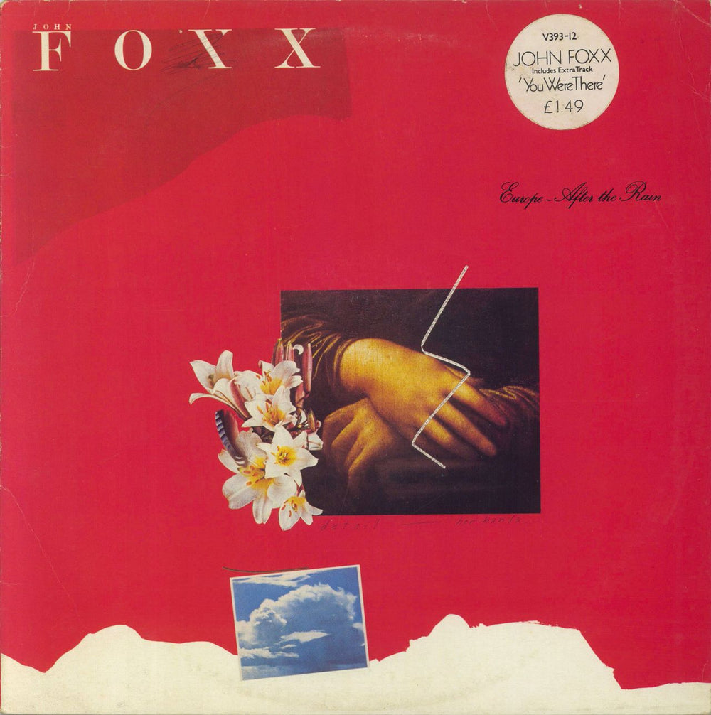 John Foxx Europe After The Rain - Stickered Sleeve UK 12" vinyl single (12 inch record / Maxi-single) VS393-12