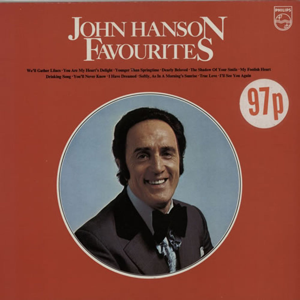 John Hanson Favourites UK vinyl LP album (LP record) 6830177