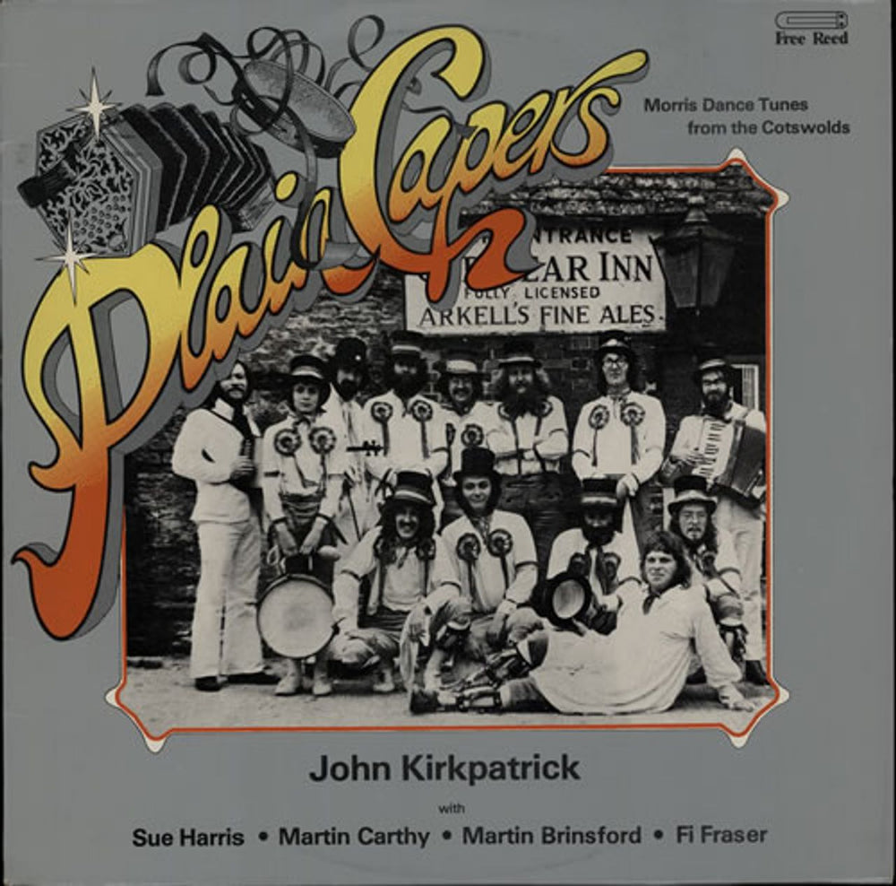 John Kirkpatrick Plain Capers UK vinyl LP album (LP record) FRR010