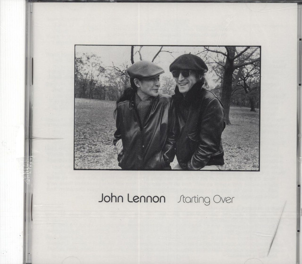 John Lennon Starting Over - Sealed US Promo CD album (CDLP) DPRO-15670